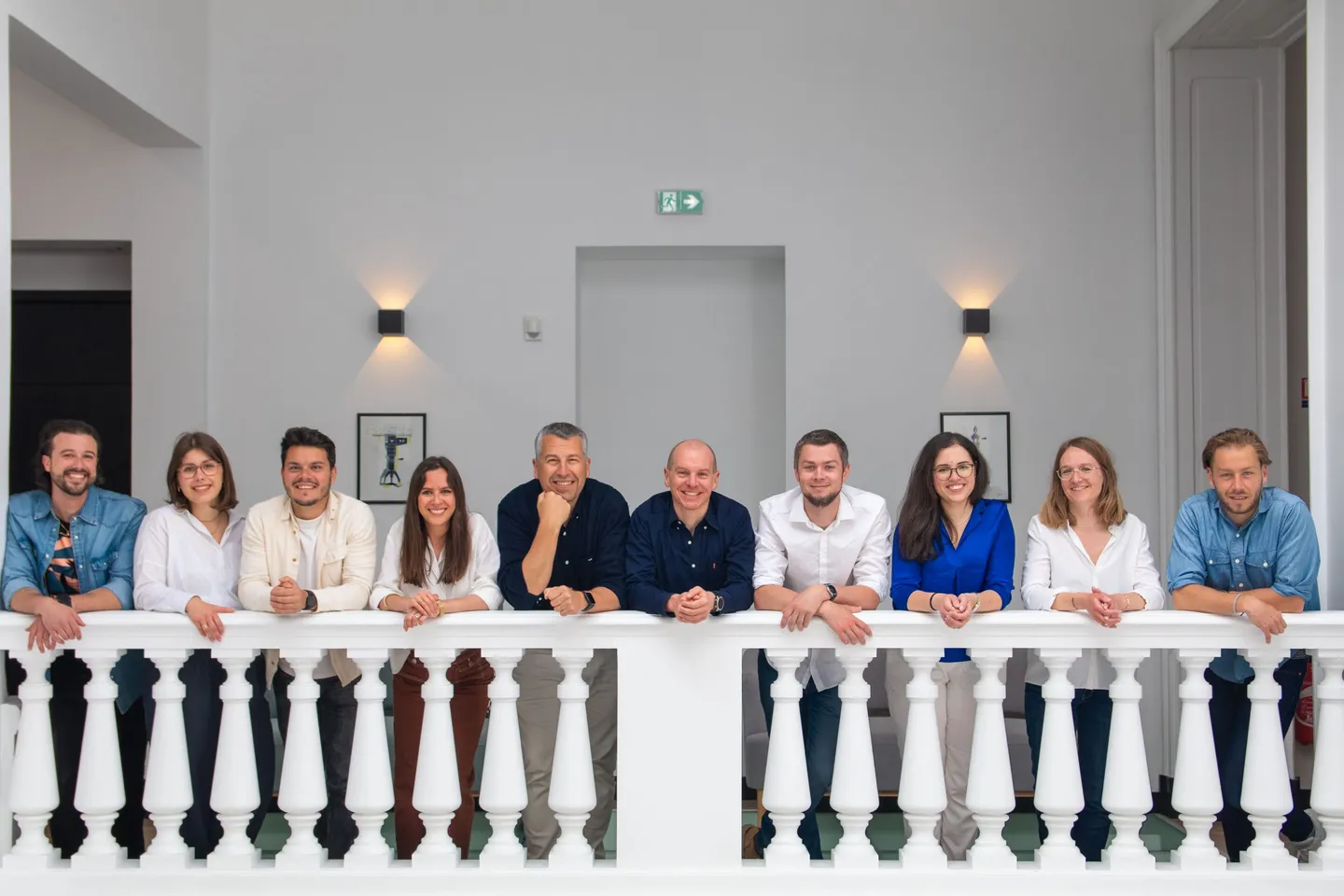 L'équipe PeeK'in réunie dans ses locaux